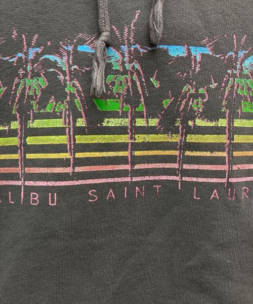 Saint Laurent Paris（サンローランパリ）Saint Laurent Paris (サンローランパリ) MALIBU パームツリーパーカー グレー サイズ:XSの古着・服飾アイテム