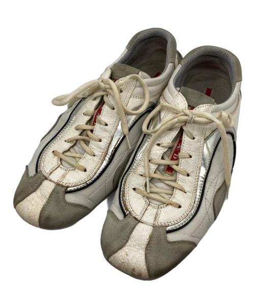 PRADA SPORTS（プラダスポーツ）PRADA SPORTS (プラダスポーツ) モンテカルロスニーカー　00's・archive ホワイト サイズ:7・1/2の古着・服飾アイテム