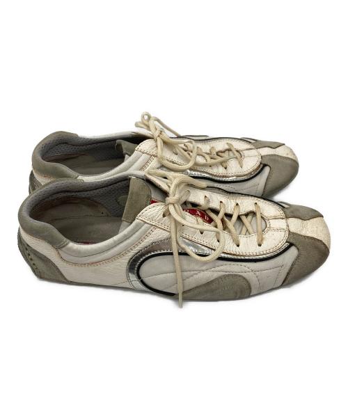 PRADA SPORTS（プラダスポーツ）PRADA SPORTS (プラダスポーツ) モンテカルロスニーカー　00's・archive ホワイト サイズ:7・1/2の古着・服飾アイテム
