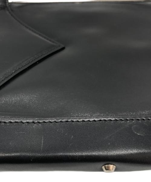 Vivienne Westwood（ヴィヴィアンウエストウッド）Vivienne Westwood (ヴィヴィアンウエストウッド) ガマ口レザーハンドバッグ ブラックの古着・服飾アイテム
