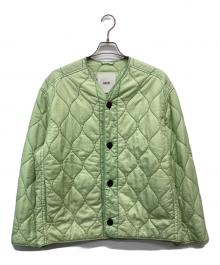 OAMC×H BEAUTY&YOUTH（オーエーエムシー×エイチ ビューティー&ユース）の古着「キルティングジャケット/1225-343-9478」｜グリーン