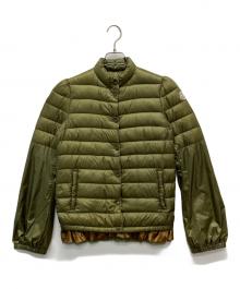 MONCLER×sacai（モンクレール×サカイ）の古着「SAKI フリルダウンジャケット」｜オリーブ