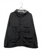 stussyステューシー）の古着「SOLID TAPED SEAM FIELD JACKET」｜ブラック
