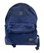 PORTER×stussyポーター×ステューシー）の古着「コラボキャンバスリュック」｜ネイビー