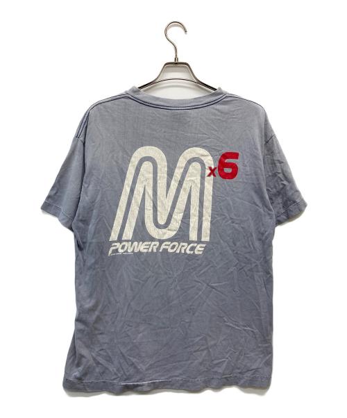 SAINT MICHAEL（セントマイケル）SAINT MICHAEL (セントマイケル) SS TEE M6 ブルー サイズ:Lの古着・服飾アイテム