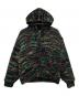 SUPREME（シュプリーム）の古着「Faux Shearling Lined Zip Up Hooded Sweater」｜ブラック×グリーン