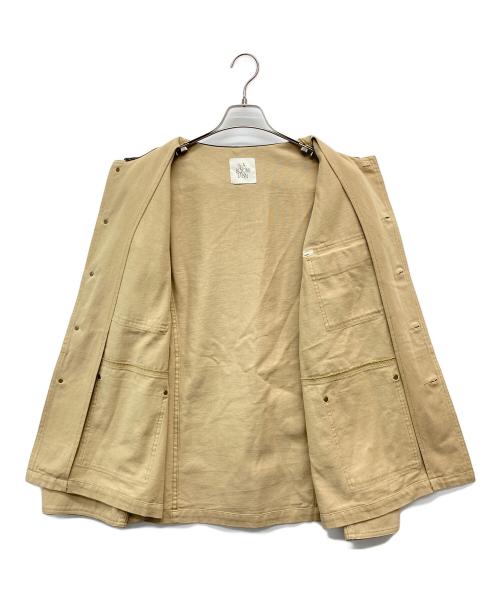 Sea Room lynn（シールームリン）Sea Room Lynn (シールームリン) ECO Leather collar カバーオール ベージュ サイズ:freeの古着・服飾アイテム