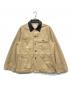 Sea Room Lynn（シールームリン）の古着「ECO Leather collar カバーオール」｜ベージュ