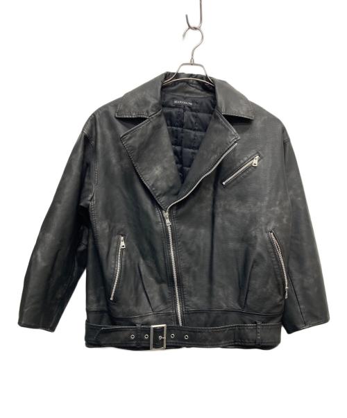Sea Room lynn（シールームリン）Sea Room lynn (シールームリン) Vintage ECOレザーBIGライダース レザージャケット ブラック サイズ:Mの古着・服飾アイテム