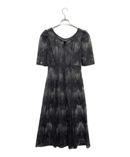 Kaene（カエン）Kaene (カエン) スパンコールアネモネドレス グレー サイズ:38の古着・服飾アイテム