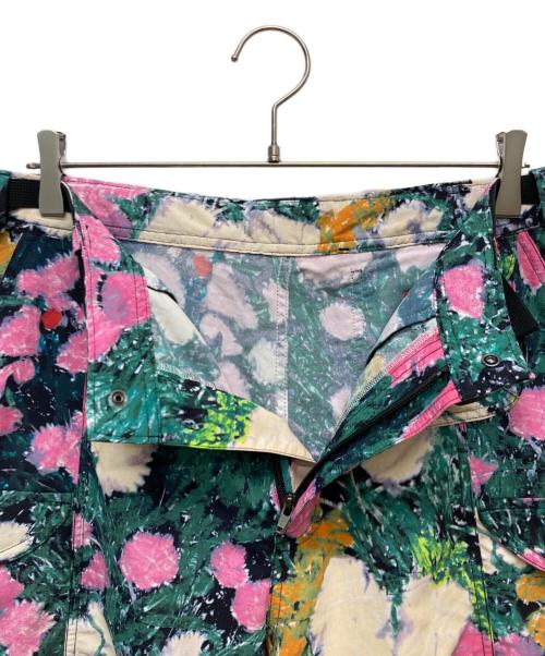 THE NORTH FACE（ザ ノース フェイス）THE NORTH FACE (ザ ノース フェイス) SUPREME (シュプリーム) Trekking Packable Belted Short ピンク×グリーン サイズ:Ｍの古着・服飾アイテム