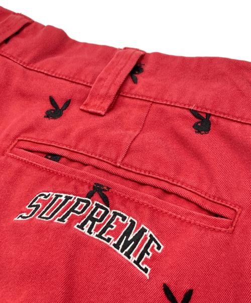 SUPREME（シュプリーム）Supreme (シュプリーム) PLAY BOY (プレイボーイ) 26SS Playboy Chino Pant レッド サイズ:W30の古着・服飾アイテム