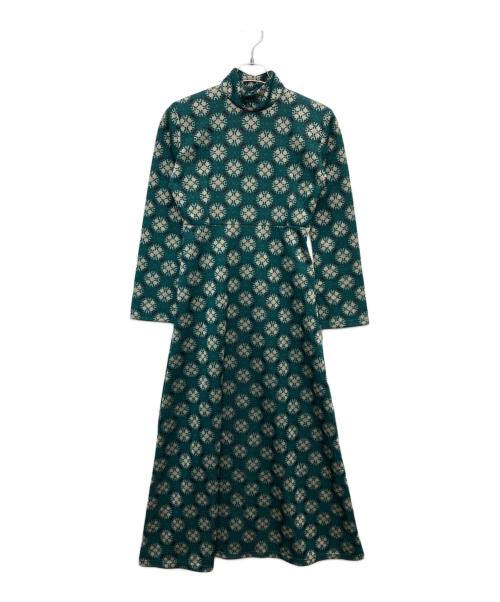 FUMIE=TANAKA（フミエタナカ）FUMIE=TANAKA (フミエタナカ) ワンピース/F23A-13 グリーン サイズ:1の古着・服飾アイテム