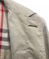 中古・古着 BURBERRY LONDON (バーバリーロンドン) ステンカラーコート/A1A12-395-42 ベージュ サイズ:Ｍ：12000円