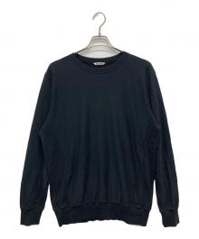 AURALEE（オーラリー）の古着「ELASTIC HIGH GAUGE SWEAT P/O」｜ネイビー