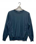 AURALEEオーラリー）の古着「ELASTIC HIGH GAUGE SWEAT P/O」｜ブルー