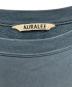 中古・古着 AURALEE (オーラリー) ELASTIC HIGH GAUGE SWEAT P/O ブルー サイズ:4：20000円