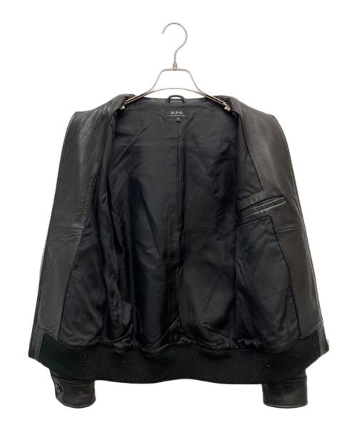 A.P.C.（アーペーセー）A.P.C. (アーペーセー) MOTO BLOUSON ブラック サイズ:XSの古着・服飾アイテム