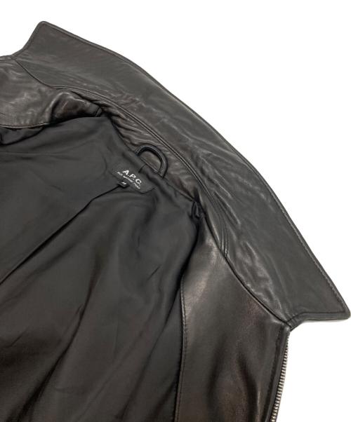 A.P.C.（アーペーセー）A.P.C. (アーペーセー) MOTO BLOUSON ブラック サイズ:XSの古着・服飾アイテム