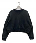 entire studiosエンタイアスタジオ）の古着「BOX CREW SWEAT」｜ブラック