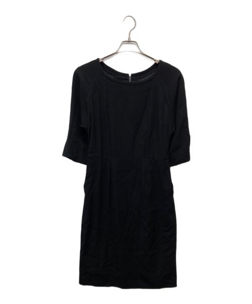DRIES VAN NOTEN（ドリスヴァンノッテン）DRIES VAN NOTEN (ドリスヴァンノッテン) ブラウスワンピース ブラック サイズ:36の古着・服飾アイテム