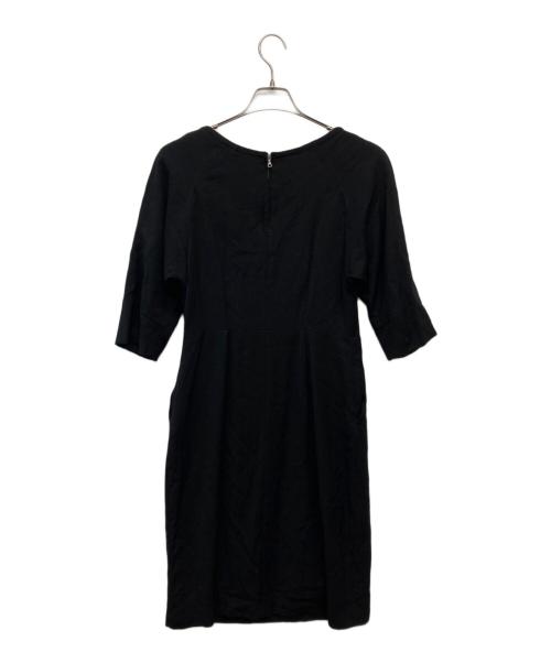 DRIES VAN NOTEN（ドリスヴァンノッテン）DRIES VAN NOTEN (ドリスヴァンノッテン) ブラウスワンピース ブラック サイズ:36の古着・服飾アイテム