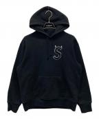 SUPREMEシュプリーム）の古着「S Logo Hooded Sweatshirt デビルSロゴ」｜ブラック