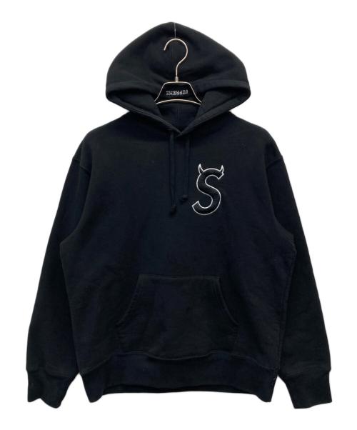 SUPREME（シュプリーム）SUPREME (シュプリーム) S Logo Hooded Sweatshirt デビルSロゴ ブラック サイズ:Ｓの古着・服飾アイテム