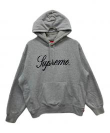 SUPREME（シュプリーム）の古着「Raised Script Hooded Sweatshirt」｜グレー
