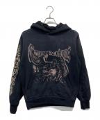 Travis Scottトラヴィススコット）の古着「MAXIMUS EAGLE PULLOVER HOODIE」｜ブラック