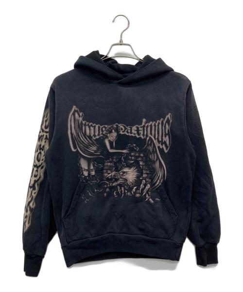 Travis Scott（トラヴィススコット）TRAVIS SCOTT (トラヴィススコット) MAXIMUS EAGLE PULLOVER HOODIE ブラック サイズ:Lの古着・服飾アイテム