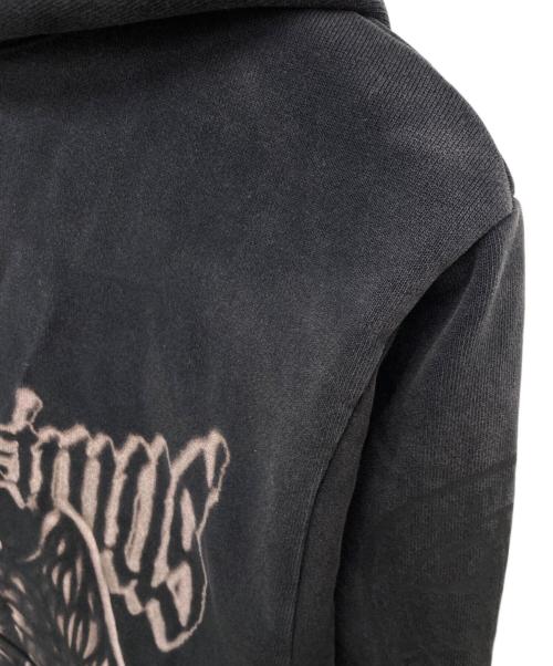 Travis Scott（トラヴィススコット）TRAVIS SCOTT (トラヴィススコット) MAXIMUS EAGLE PULLOVER HOODIE ブラック サイズ:Lの古着・服飾アイテム