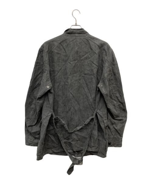 BELSTAFF（ベルスタッフ）BELSTAFF (ベルスタッフ) ブラックリネンジャケット グレー サイズ:ＸＬの古着・服飾アイテム