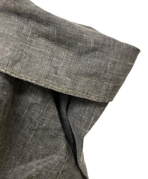 BELSTAFF（ベルスタッフ）BELSTAFF (ベルスタッフ) ブラックリネンジャケット グレー サイズ:ＸＬの古着・服飾アイテム