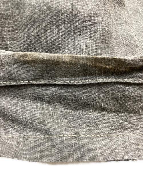BELSTAFF（ベルスタッフ）BELSTAFF (ベルスタッフ) ブラックリネンジャケット グレー サイズ:ＸＬの古着・服飾アイテム