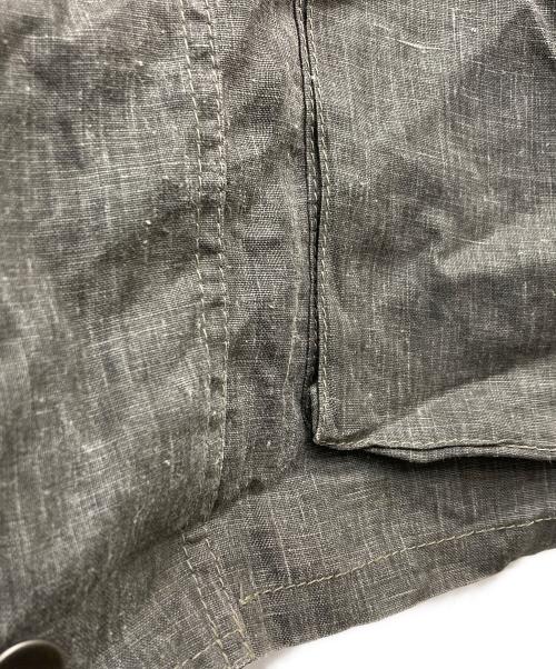 BELSTAFF（ベルスタッフ）BELSTAFF (ベルスタッフ) ブラックリネンジャケット グレー サイズ:ＸＬの古着・服飾アイテム