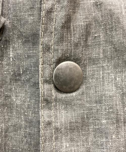 BELSTAFF（ベルスタッフ）BELSTAFF (ベルスタッフ) ブラックリネンジャケット グレー サイズ:ＸＬの古着・服飾アイテム