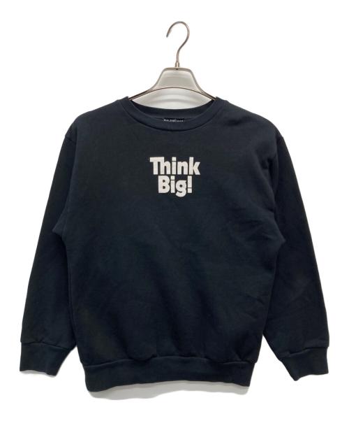 BALENCIAGA（バレンシアガ）BALENCIAGA (バレンシアガ) THINK BIG スウェット/508241 TYK62 ブラック サイズ:L0の古着・服飾アイテム