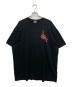 COMME des GARCONS HOMME PLUS（コムデギャルソンオムプリュス）の古着「フワラーエンブロイダリーTee」｜ブラック