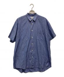 COMME des GARCONS SHIRT（コムデギャルソンシャツ）の古着「S/Sストライプシャツ」｜ブルー