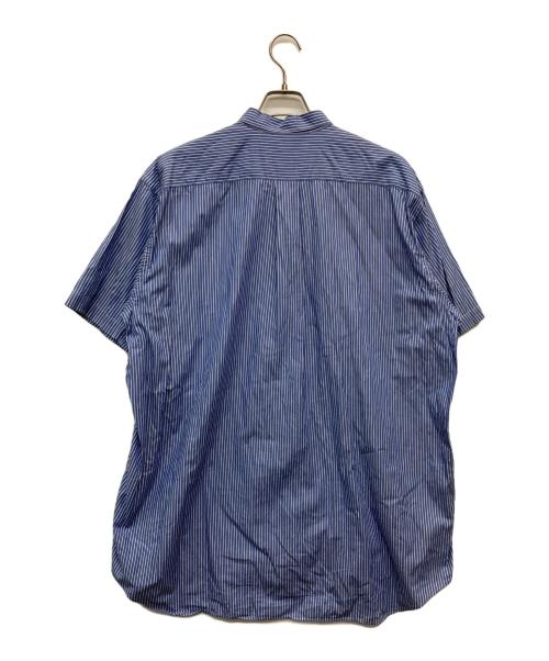 COMME des GARCONS SHIRT（コムデギャルソンシャツ）COMME des GARCONS SHIRT (コムデギャルソンシャツ) S/Sストライプシャツ ブルー サイズ:Lの古着・服飾アイテム