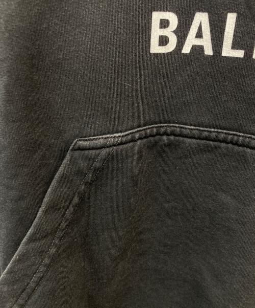 BALENCIAGA（バレンシアガ）BALENCIAGA (バレンシアガ) I LOVE PARIS HOODIE/803265・TRVM6 ブラック サイズ:Ｍの古着・服飾アイテム