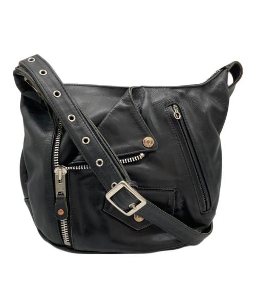 Schott（ショット）Schott (ショット) LEATHER RIDERS SHOULDER BAG/3109063 ブラックの古着・服飾アイテム