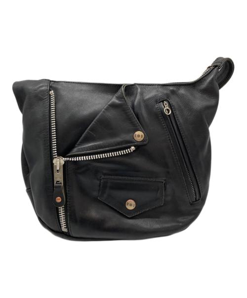 Schott（ショット）Schott (ショット) LEATHER RIDERS SHOULDER BAG/3109063 ブラックの古着・服飾アイテム