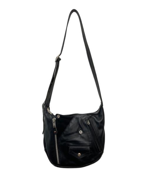 Schott（ショット）Schott (ショット) LEATHER RIDERS SHOULDER BAG/3109063 ブラックの古着・服飾アイテム