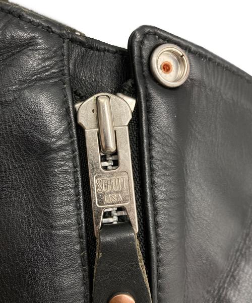 Schott（ショット）Schott (ショット) LEATHER RIDERS SHOULDER BAG/3109063 ブラックの古着・服飾アイテム