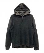 C.P COMPANYシーピーカンパニー）の古着「Sherpa Fleece Hoodie」｜グレー