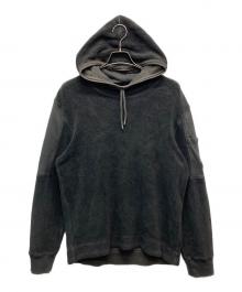 C.P COMPANY（シーピーカンパニー）の古着「Sherpa Fleece Hoodie」｜グレー