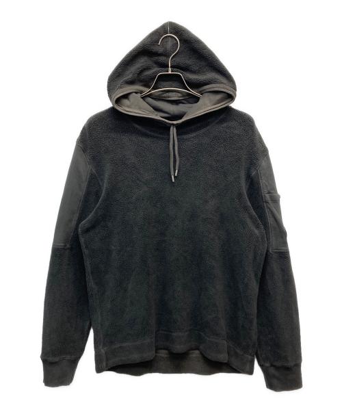 C.P COMPANY（シーピーカンパニー）C.P COMPANY (シーピーカンパニー) Sherpa Fleece Hoodie グレー サイズ:Mの古着・服飾アイテム