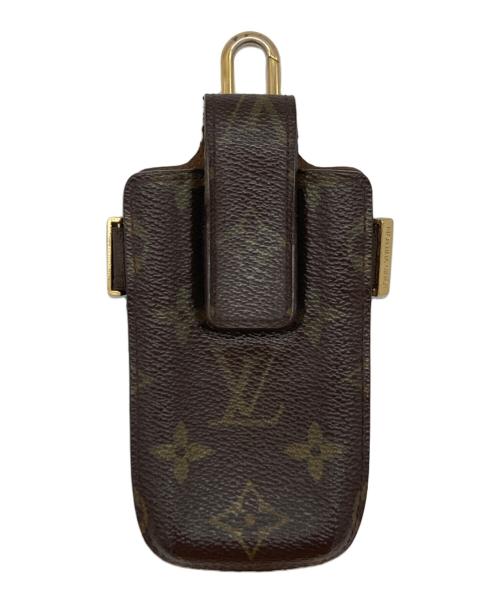 LOUIS VUITTON（ルイ ヴィトン）LOUIS VUITTON (ルイ ヴィトン) モノグラム エテュイ テレフォン インターナショナル PM ブラウンの古着・服飾アイテム